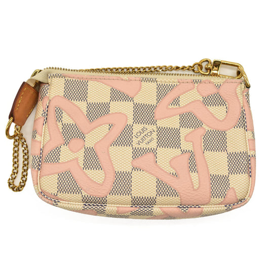 LOUIS VUITTON Damier Azur Tahitienne Mini Pochette Accessories