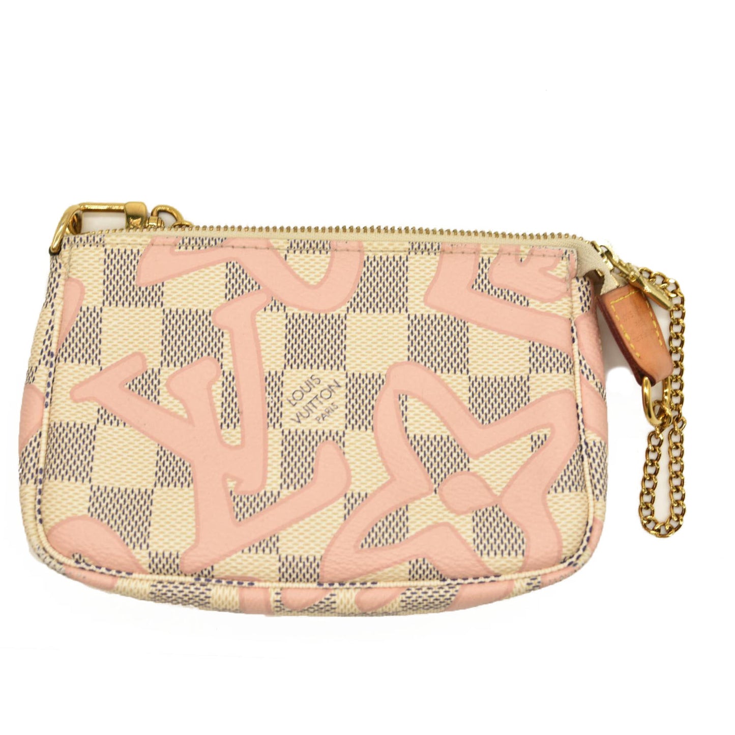 LOUIS VUITTON Damier Azur Tahitienne Mini Pochette Accessories