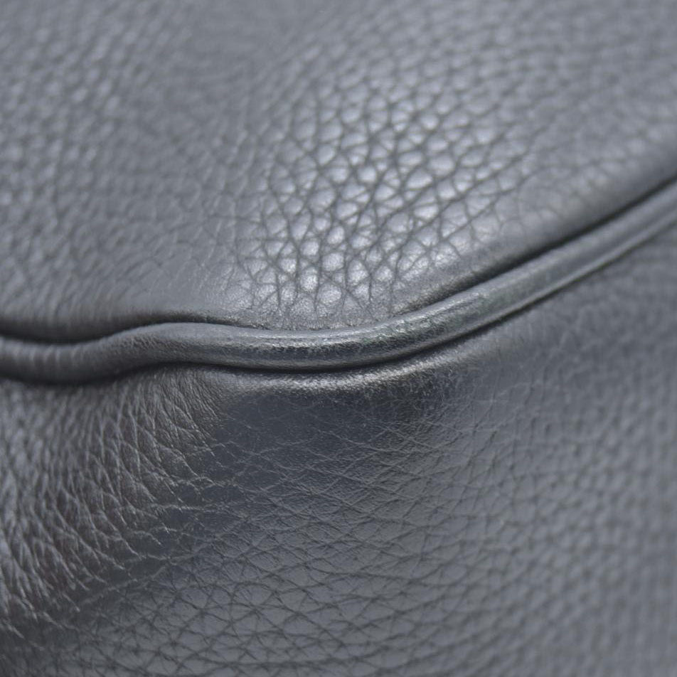 GUCCI Soho Shoulder Bag Black Leather