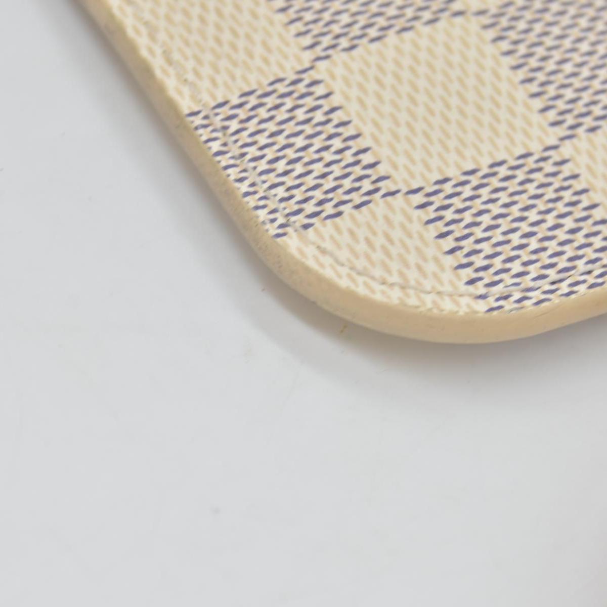$600 2018 Louis Vuitton Damier Azur Neverfull MM GM Pochette Rose Ballerine FL4148