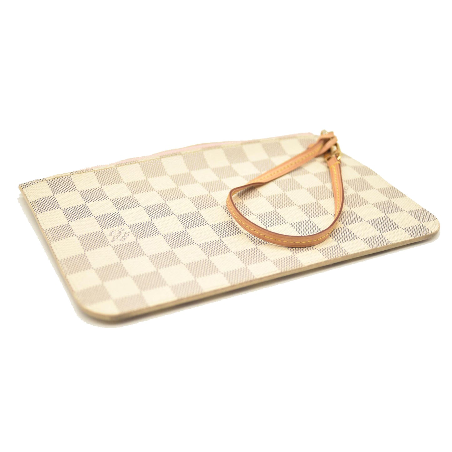 Louis Vuitton Damier Azur Neo Neverfull MM Rose Ballerine with Pouch FL2128