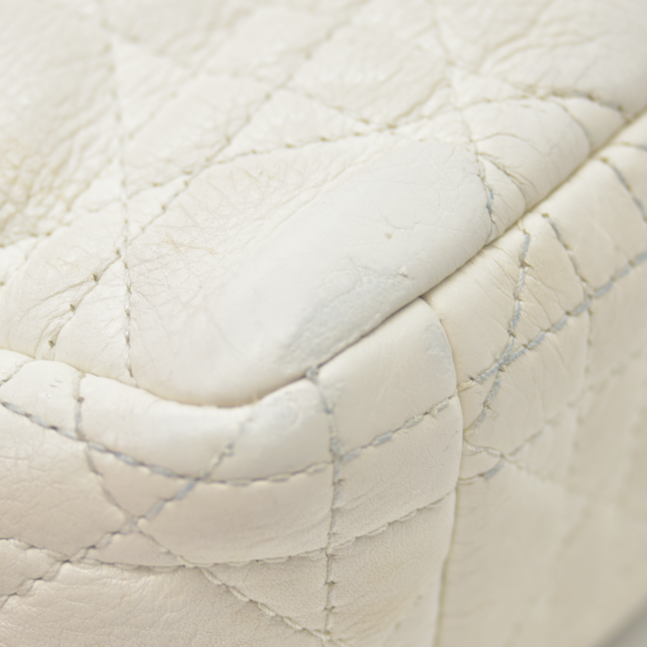 $4400 Christian Dior Lambskin Cannage Small Caro Bag Ivory