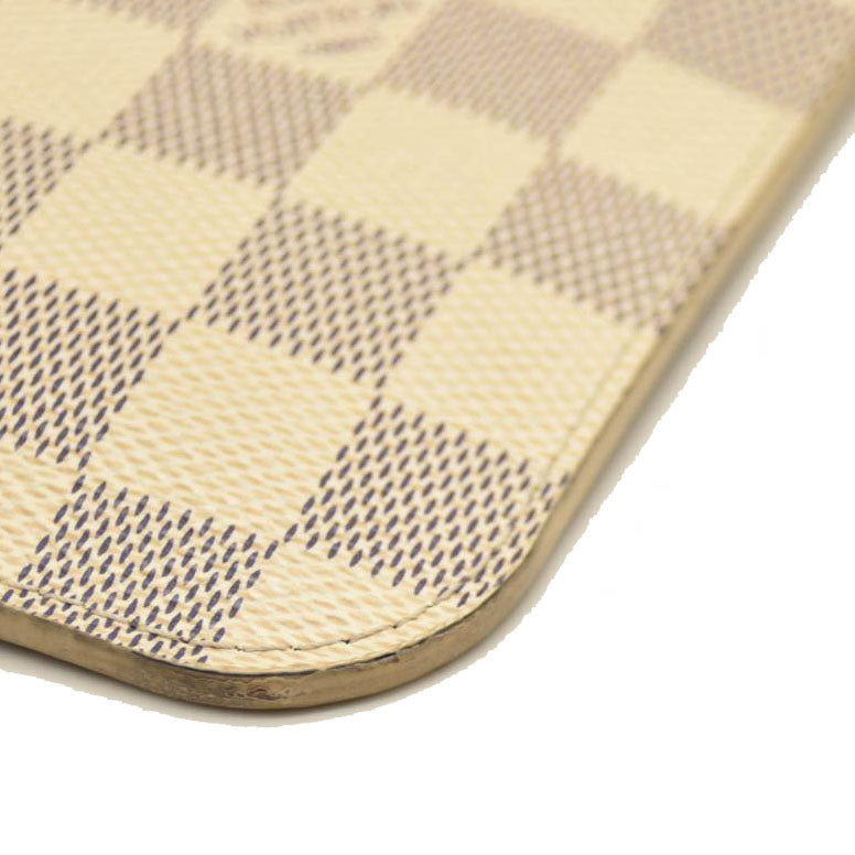 Louis Vuitton Damier Azur Neo Neverfull MM Rose Ballerine with Pouch FL2128