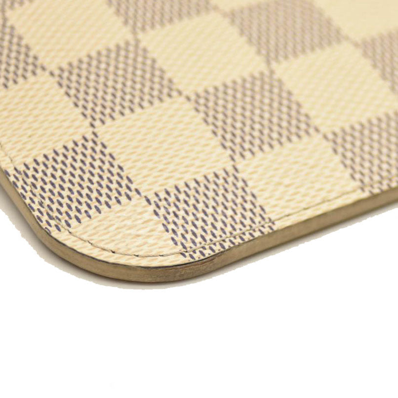 Louis Vuitton Damier Azur Neo Neverfull MM Rose Ballerine with Pouch FL2128