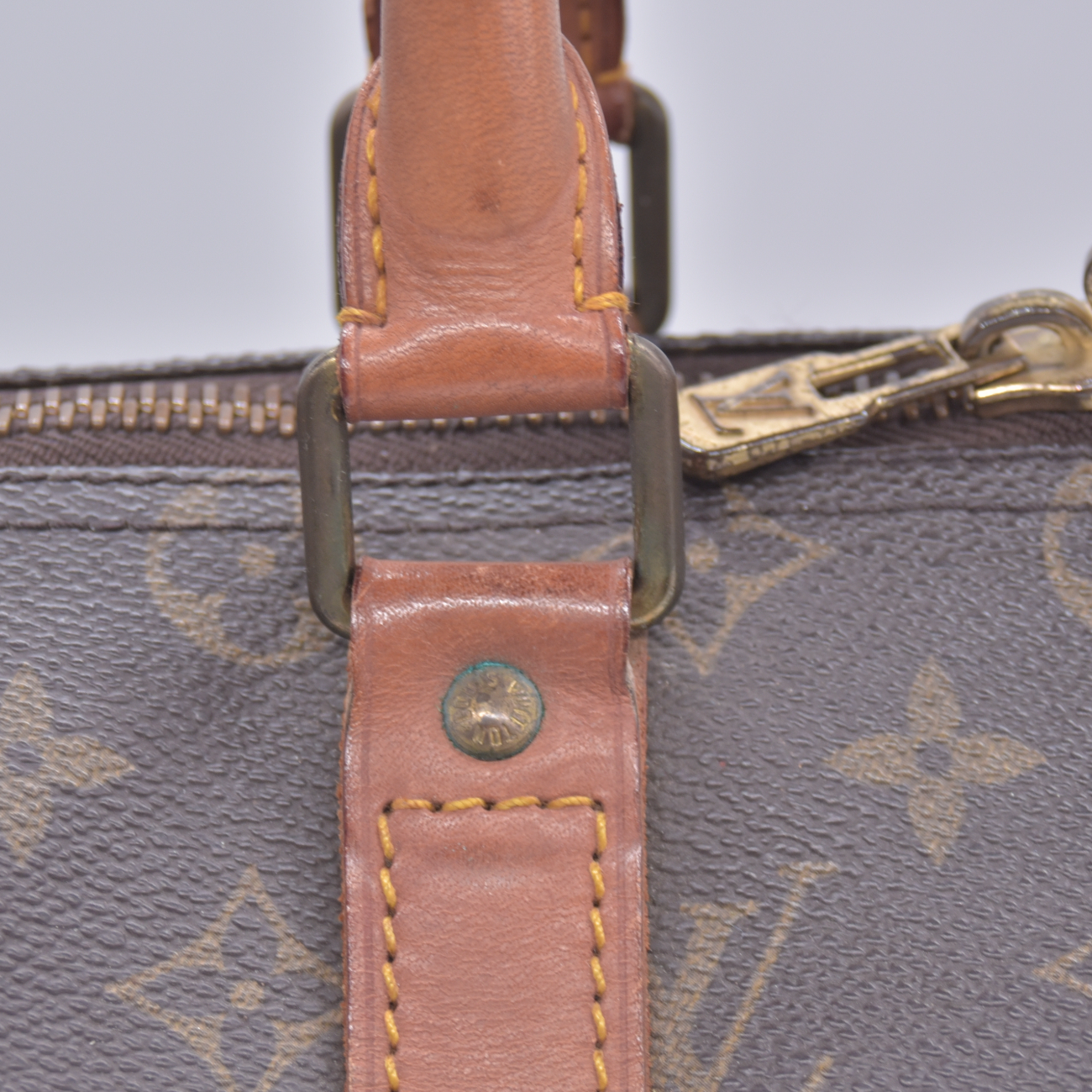 $1420 1986 Louis Vuitton Monogram Duffle Boston Bag Keepall 45 VI862