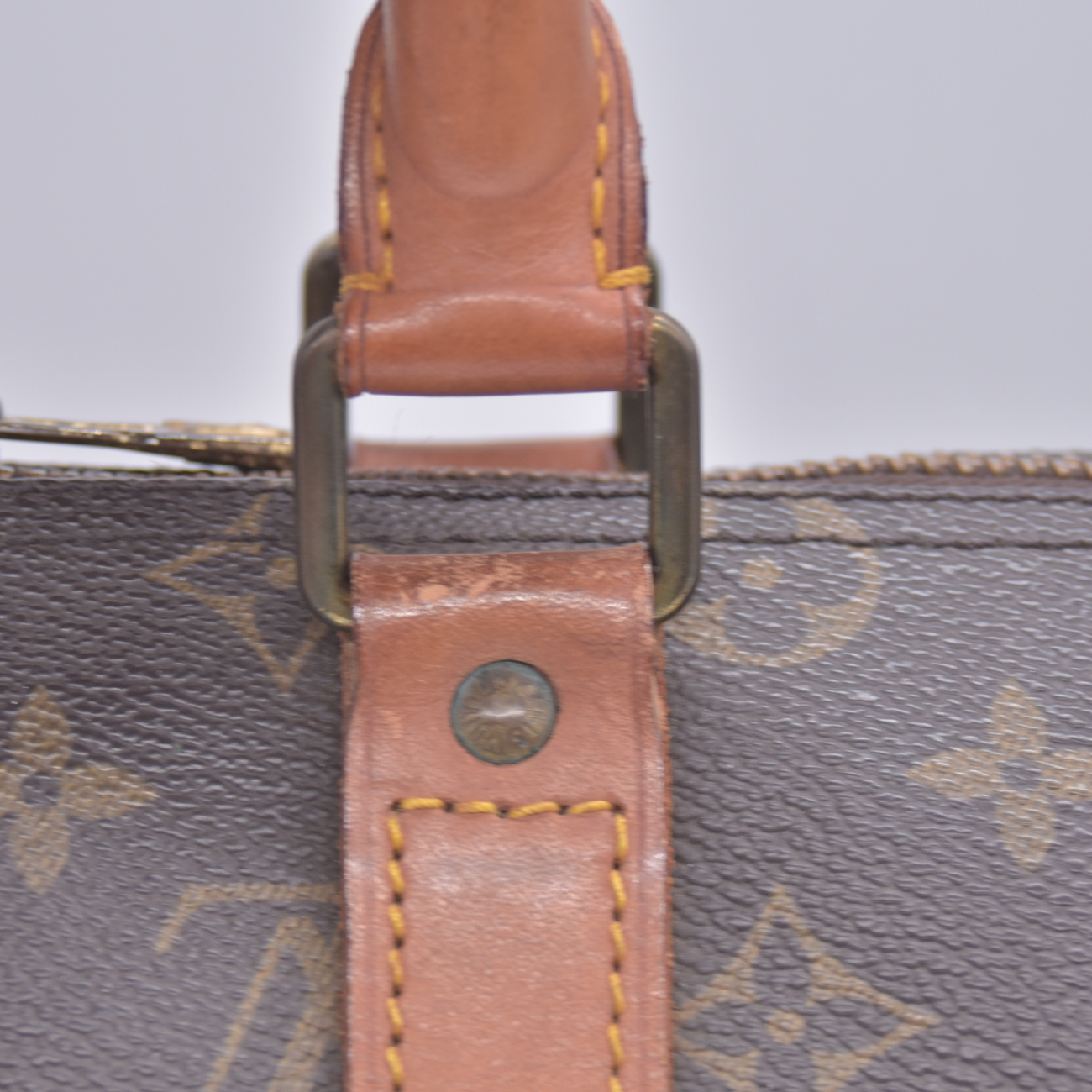 $1420 1986 Louis Vuitton Monogram Duffle Boston Bag Keepall 45 VI862
