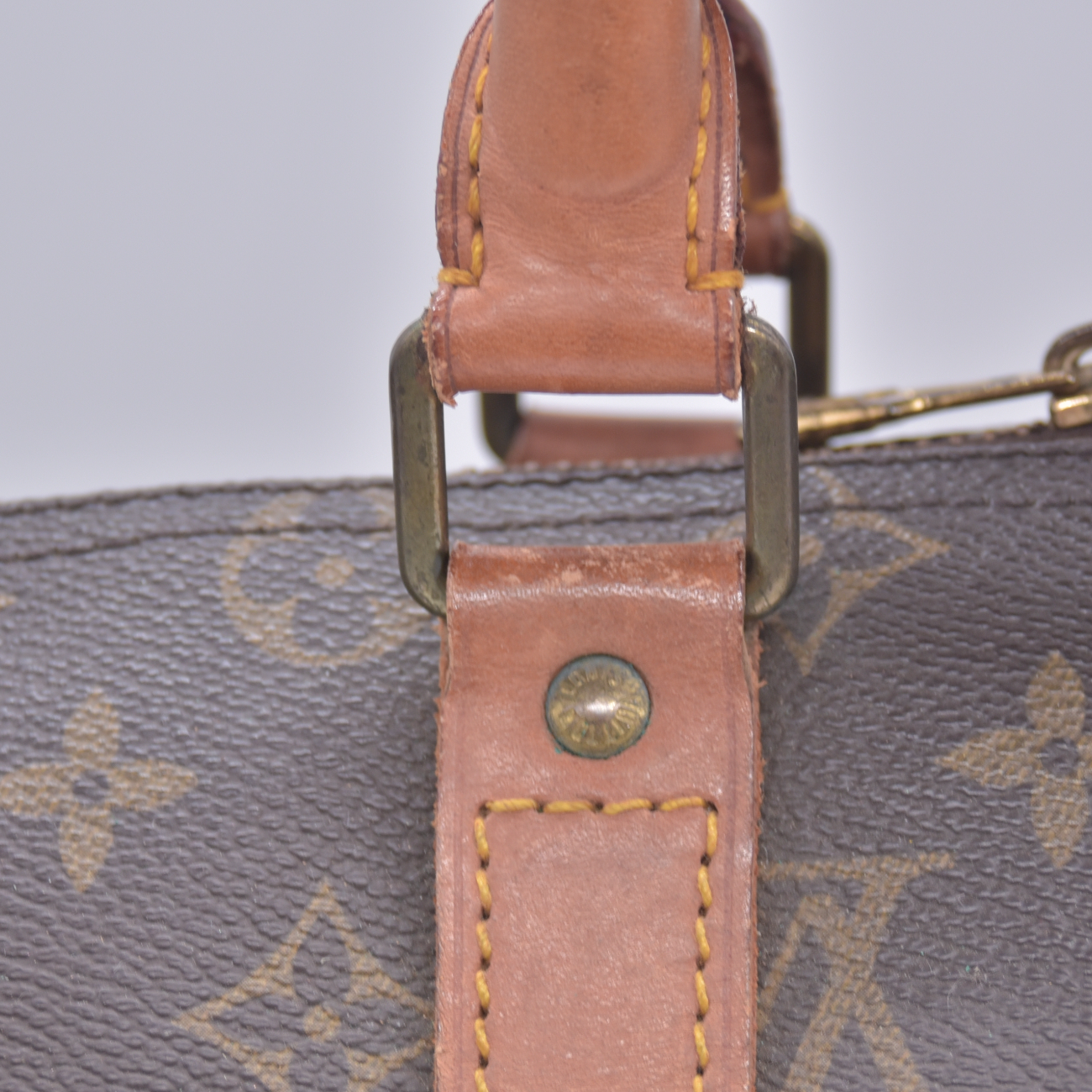 $1420 1986 Louis Vuitton Monogram Duffle Boston Bag Keepall 45 VI862