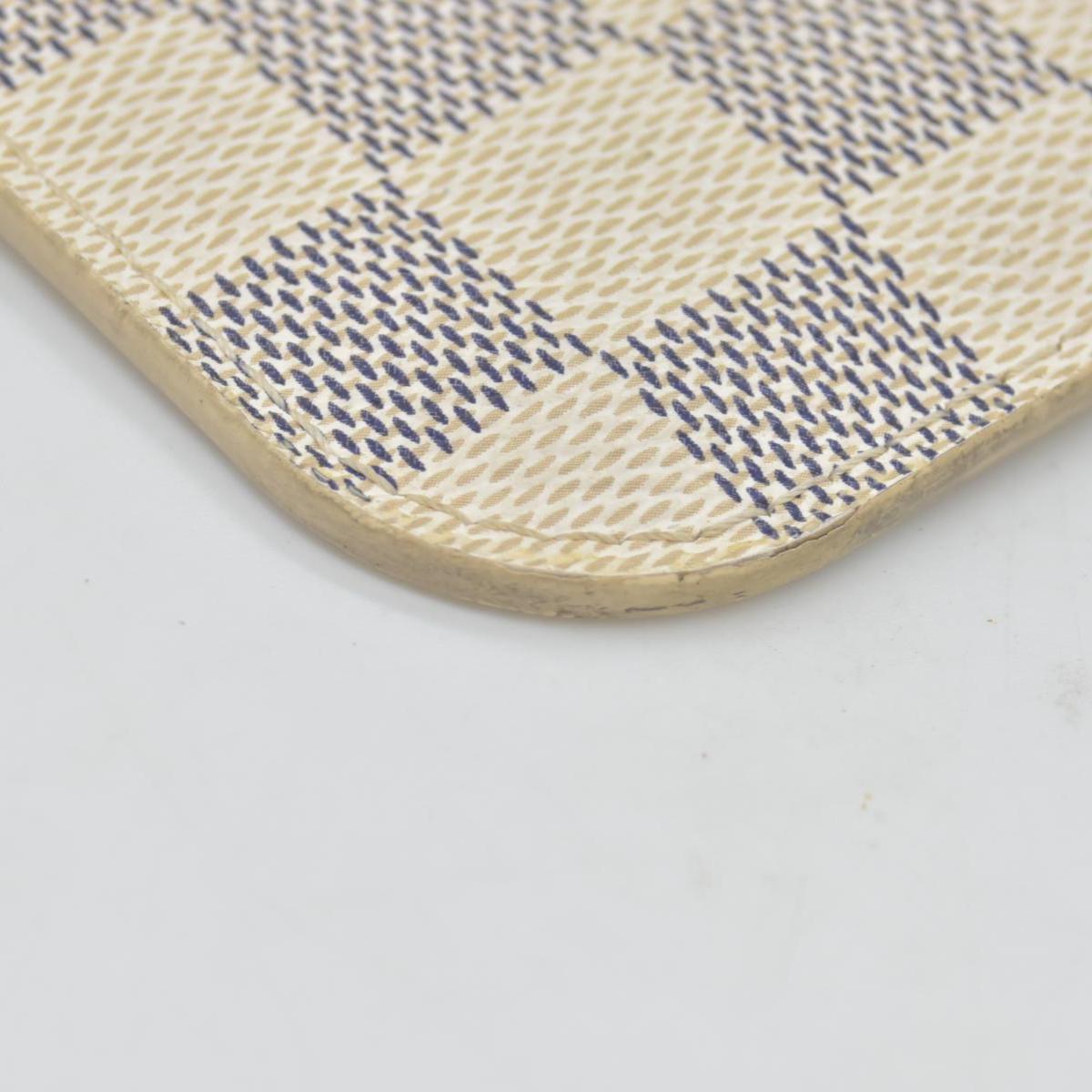 $600 Louis Vuitton Damier Azur Neverfull GM MM Tote Pochette AR1134