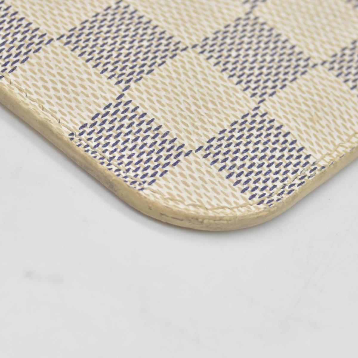 $600 Louis Vuitton Damier Azur Neverfull GM MM Tote Pochette AR1134