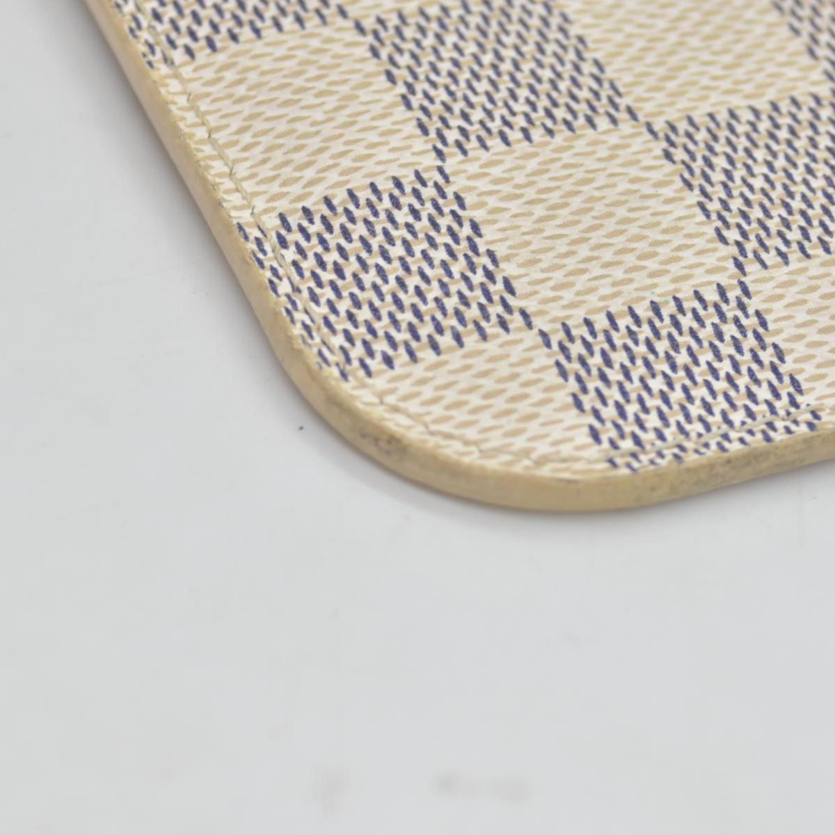 $600 Louis Vuitton Damier Azur Neverfull GM MM Tote Pochette AR1134