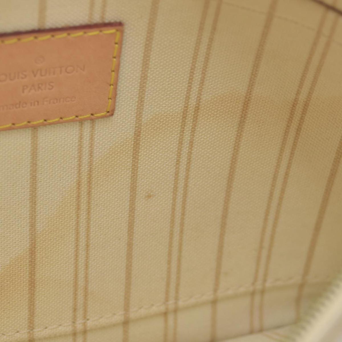 $600 Louis Vuitton Damier Azur Neverfull GM MM Tote Pochette AR1134