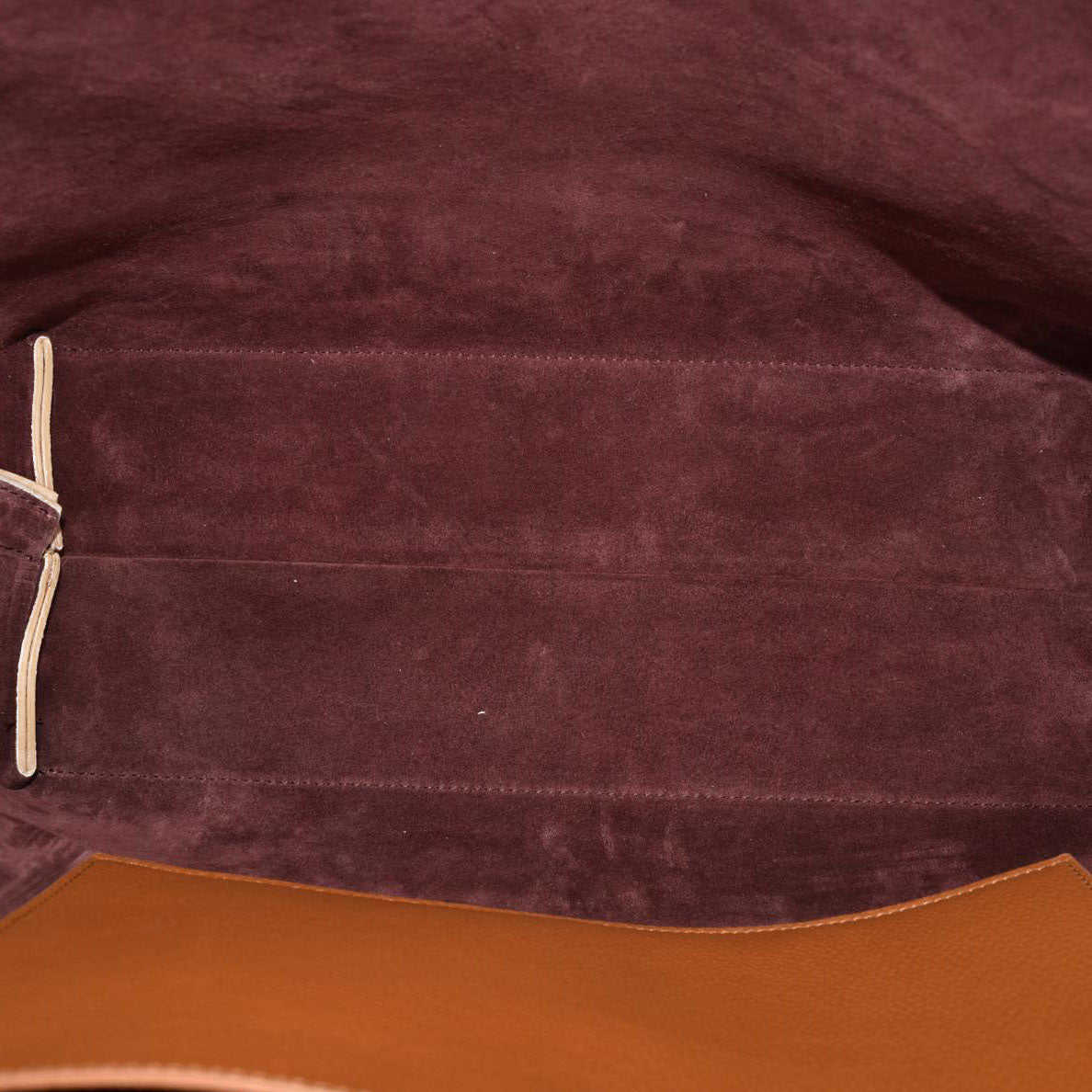 Chloe  Calfskin Medium East West Sense Tote Tan