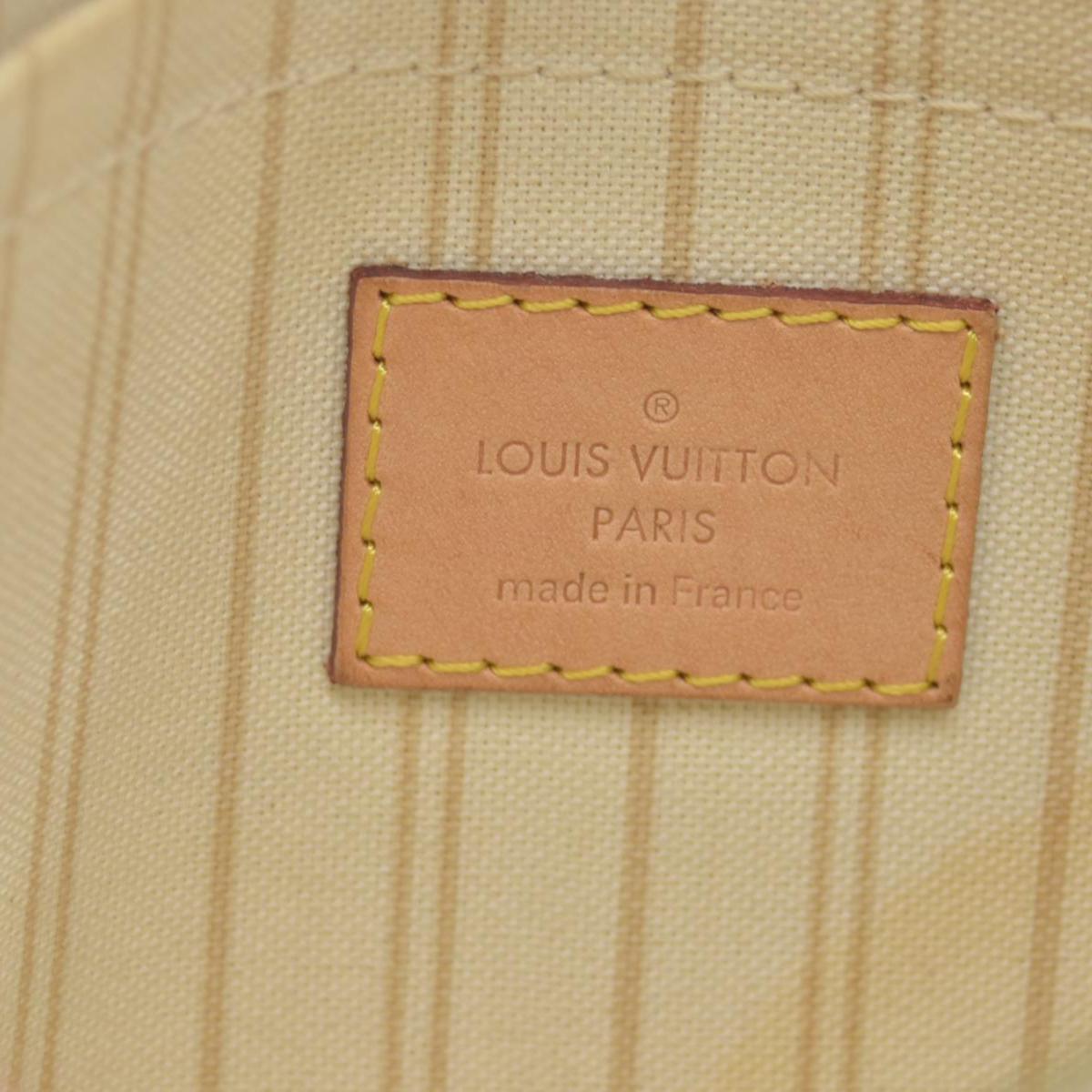 $600 Louis Vuitton Damier Azur Neverfull GM MM Tote Pochette AR1134