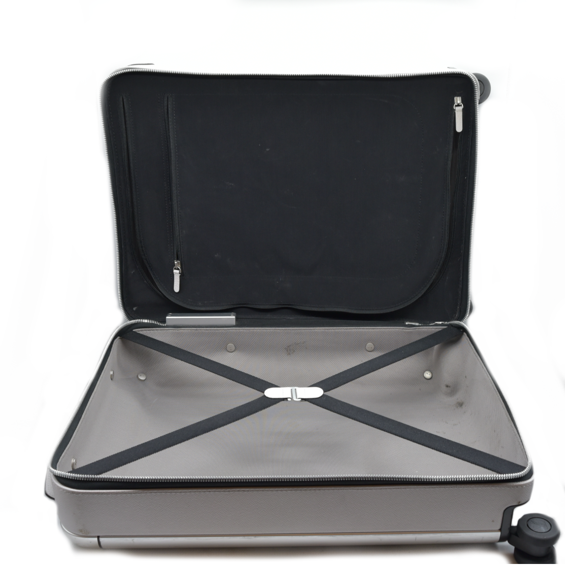 $4050 Louis Vuitton Taigarama Horizon 55 Optic White