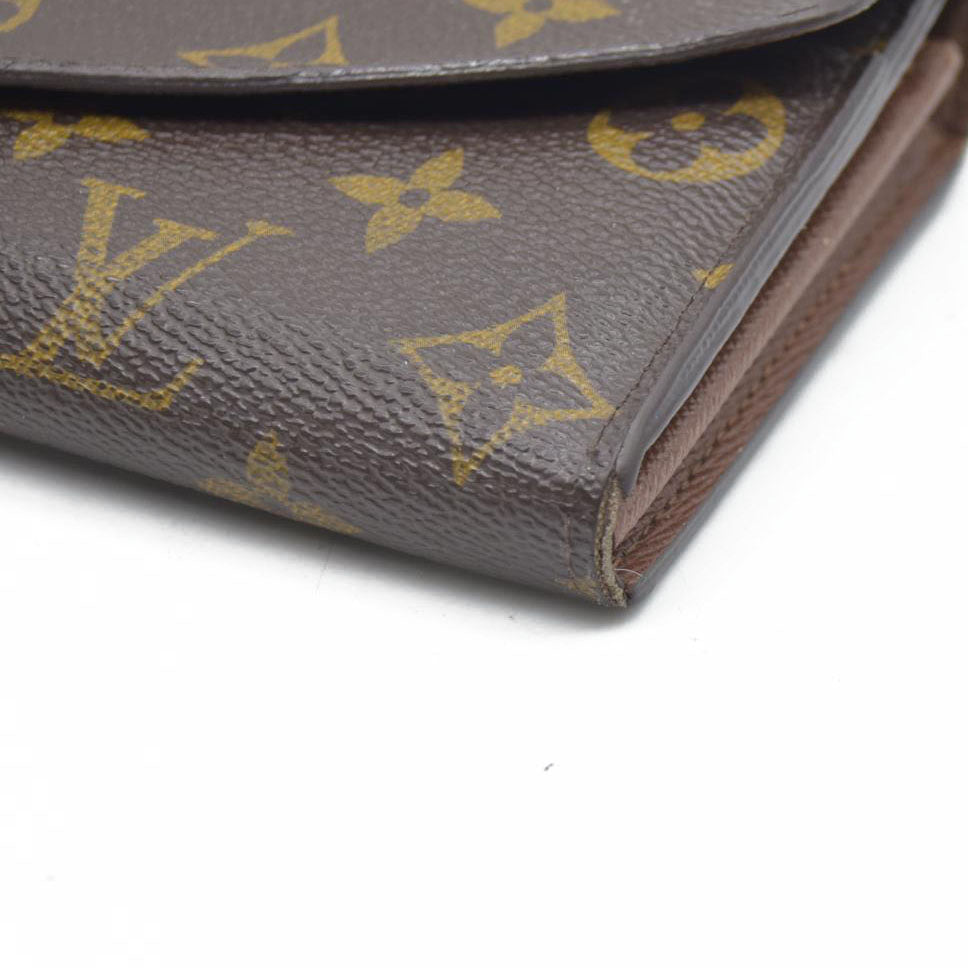 AUCTION $725 Louis Vuitton Monogram Sarah Wallet (no date code)