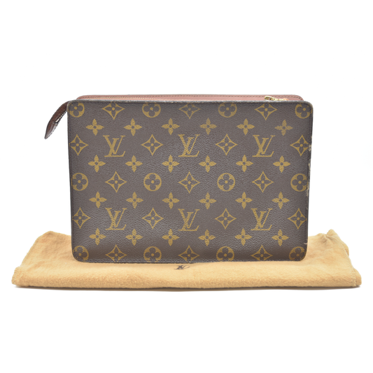CONSIGNMENT AUCTION $1050 Louis Vuitton  Monogram Pochette Homme