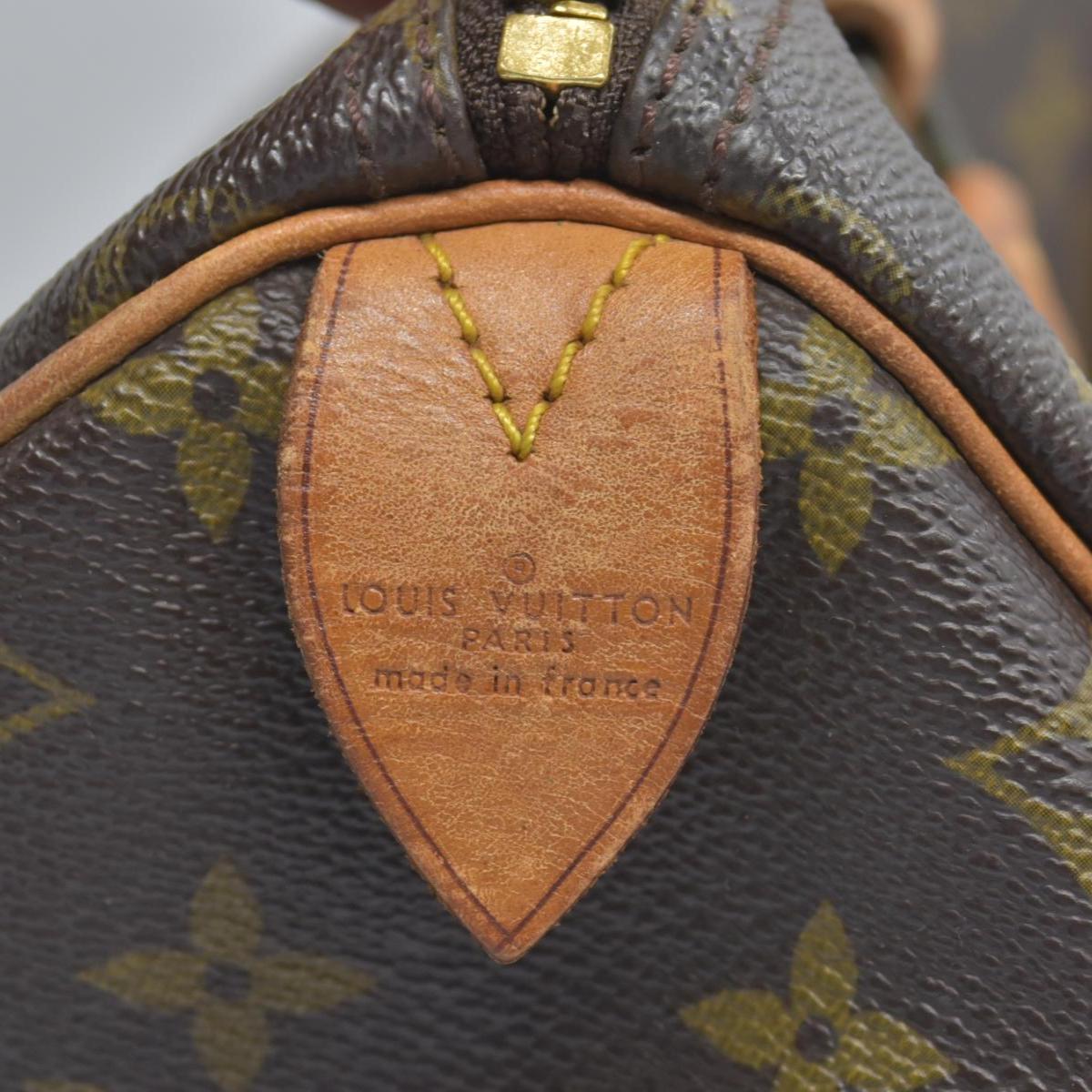 $1550 1984 Louis Vuitton Monogram Speedy 30 SA843