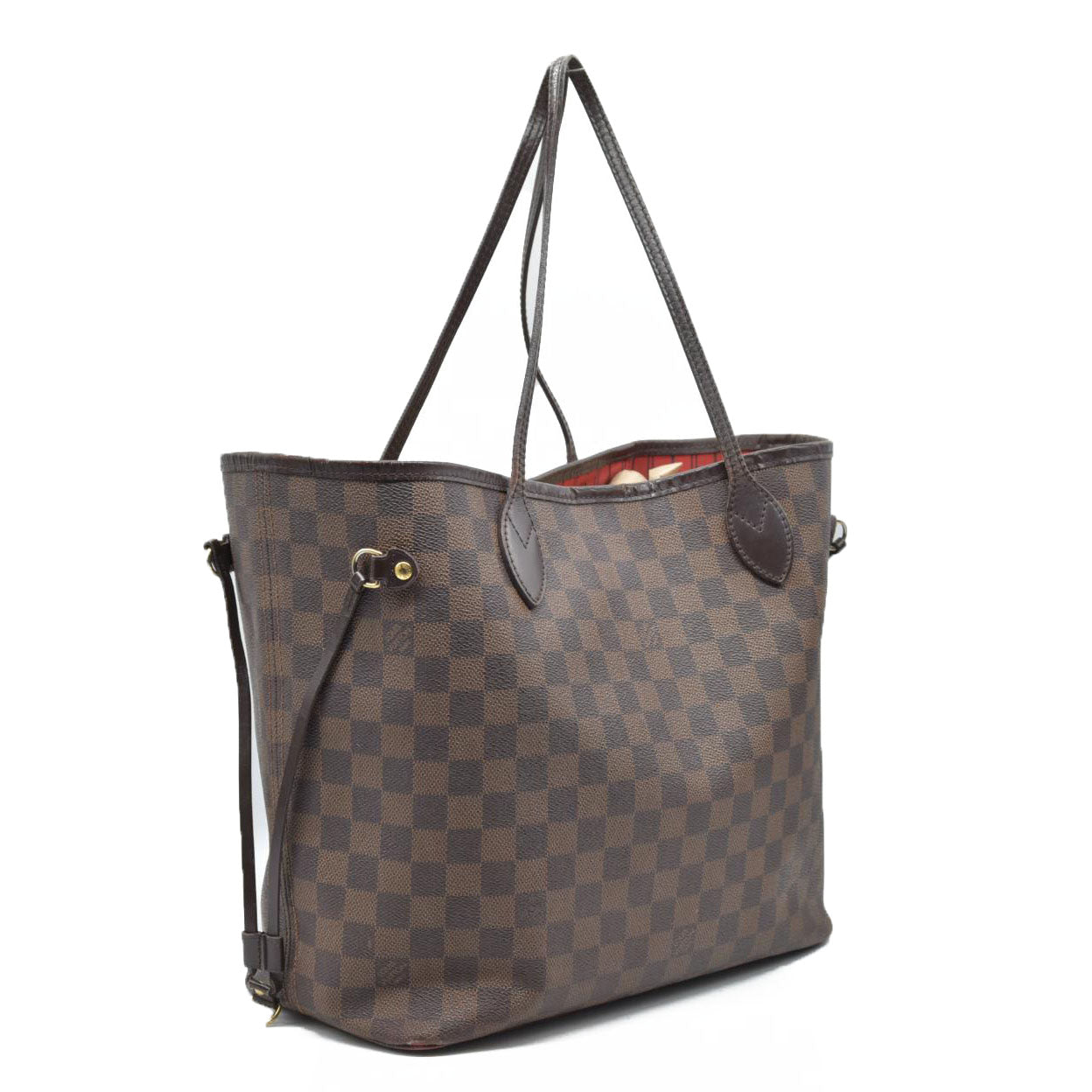 $2170 Louis Vuiton Damier Ebene Neverfull MM SD4019