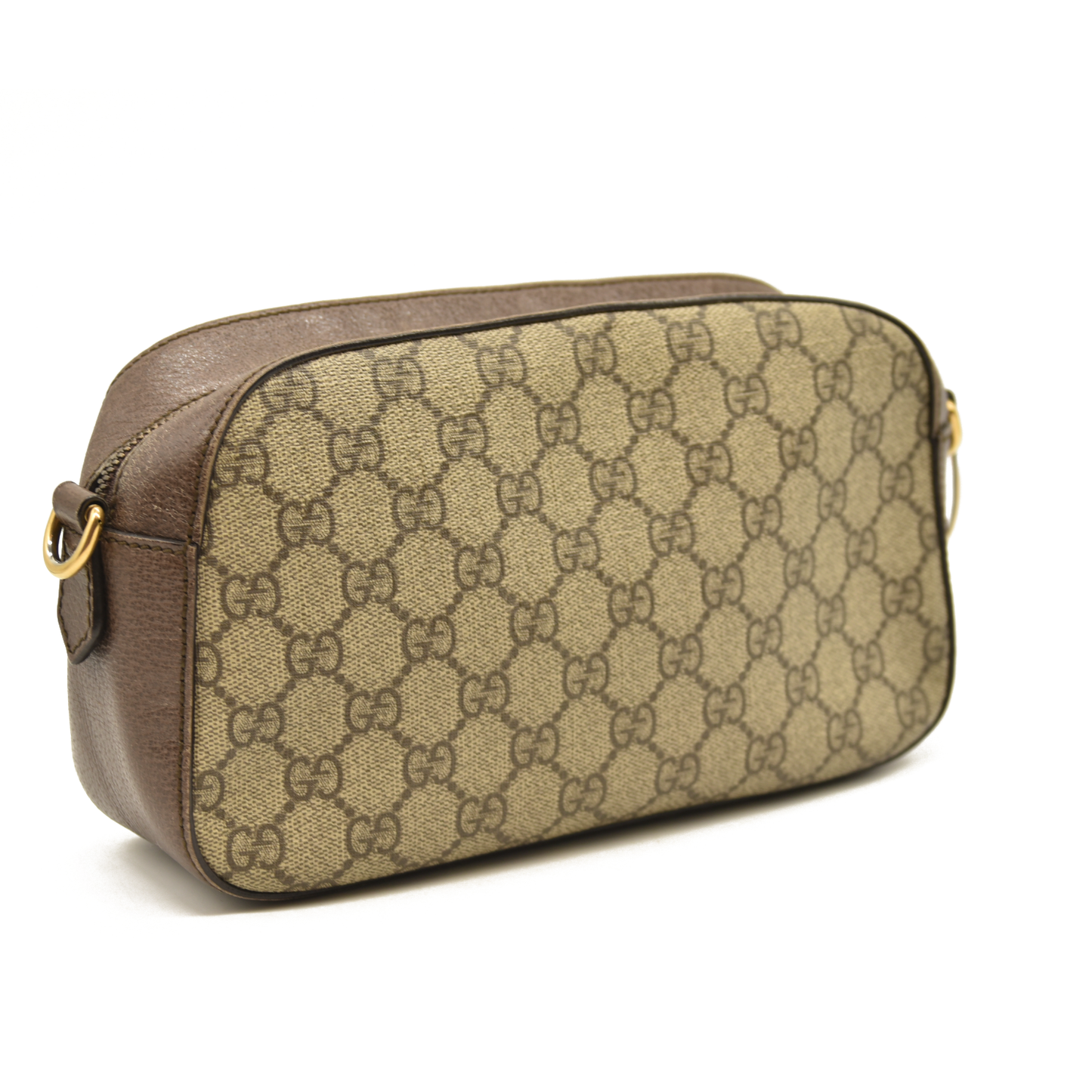 Gucci  GG Supreme Monogram Web Neo Vintage Shoulder Bag Beige New Acero Crop