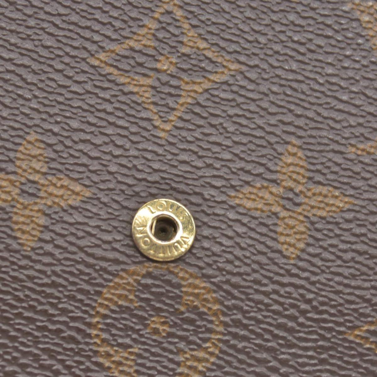 $1580 Louis Vuitton Monogram Pochette Felicie Chain Wallet Fuchsia