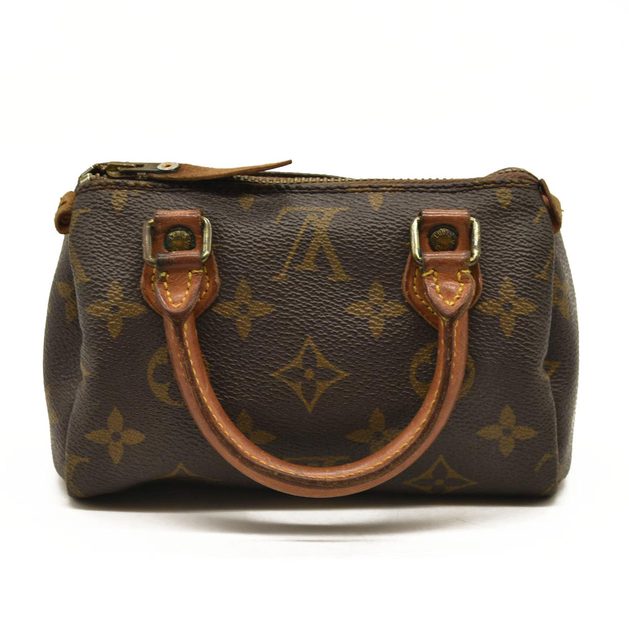 LOUIS VUITTON Monogram Mini Speedy with Strap