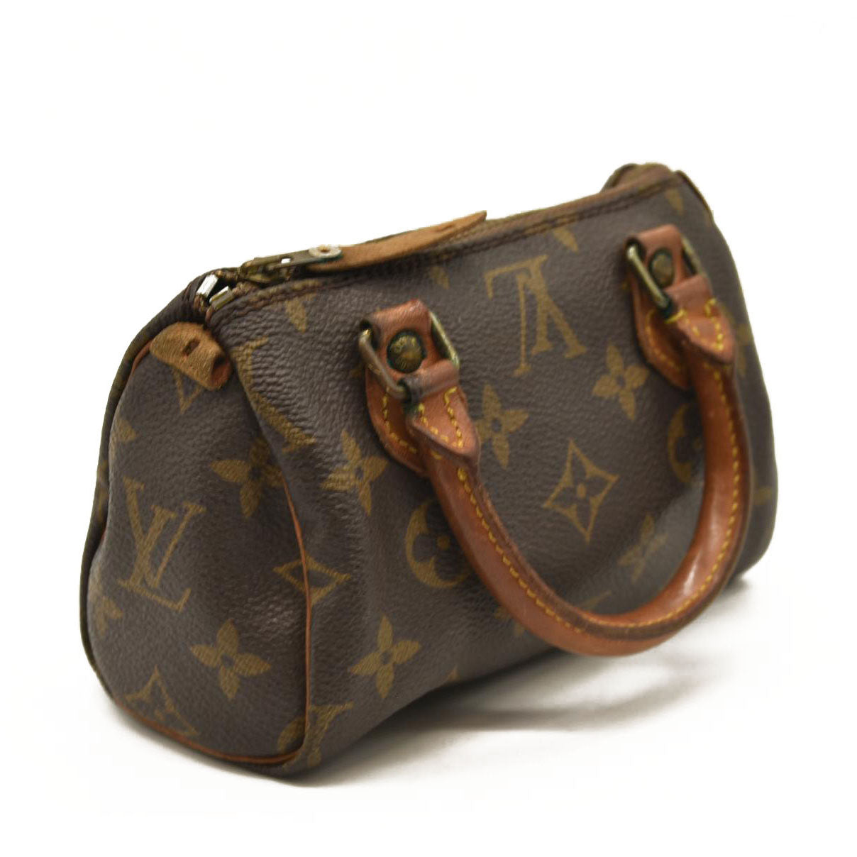 LOUIS VUITTON Monogram Mini Speedy with Strap