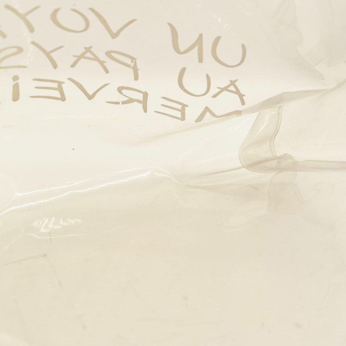 Hermes  Vinyl Souvenir De L'Exposition Kelly Transparent