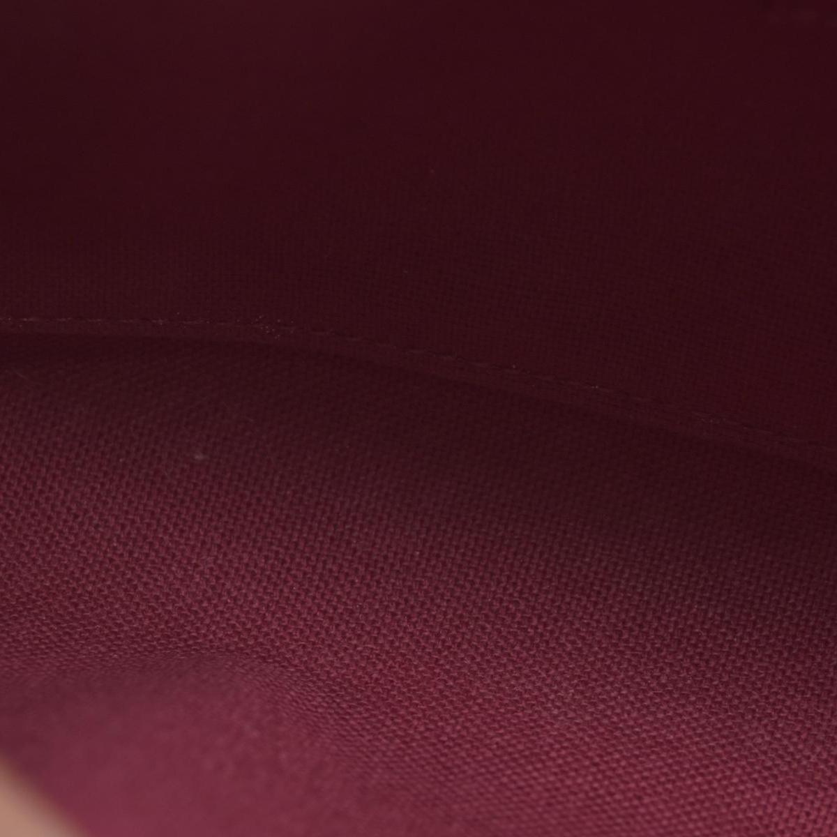 $1580 Louis Vuitton Monogram Pochette Felicie Chain Wallet Fuchsia
