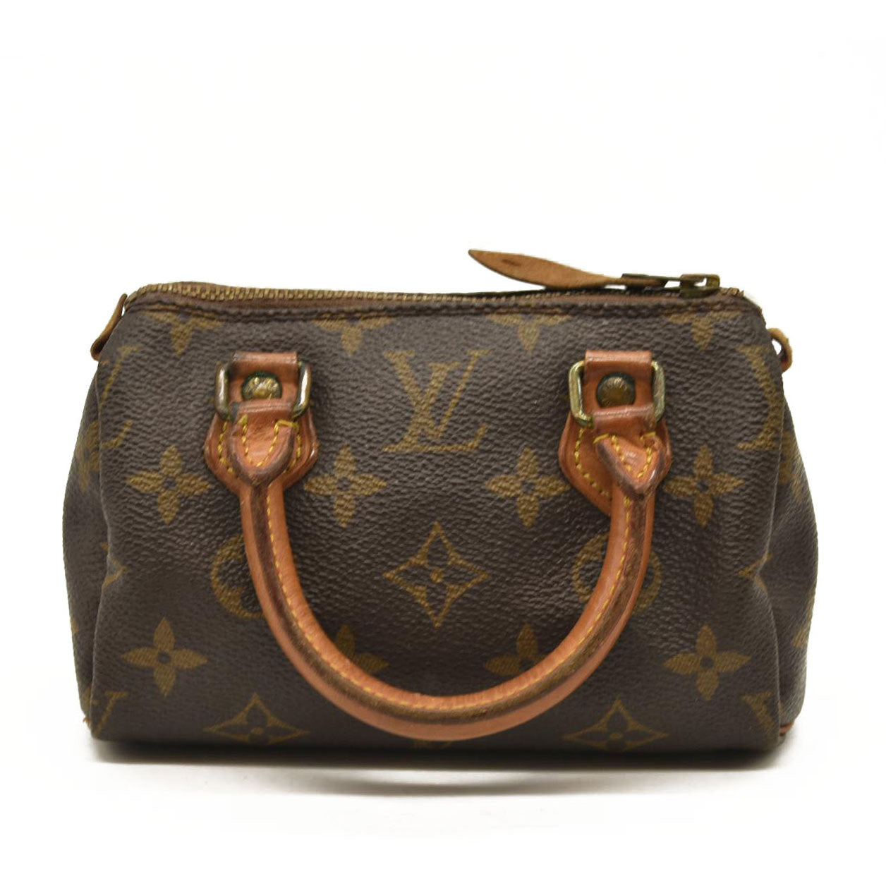 LOUIS VUITTON Monogram Mini Speedy with Strap