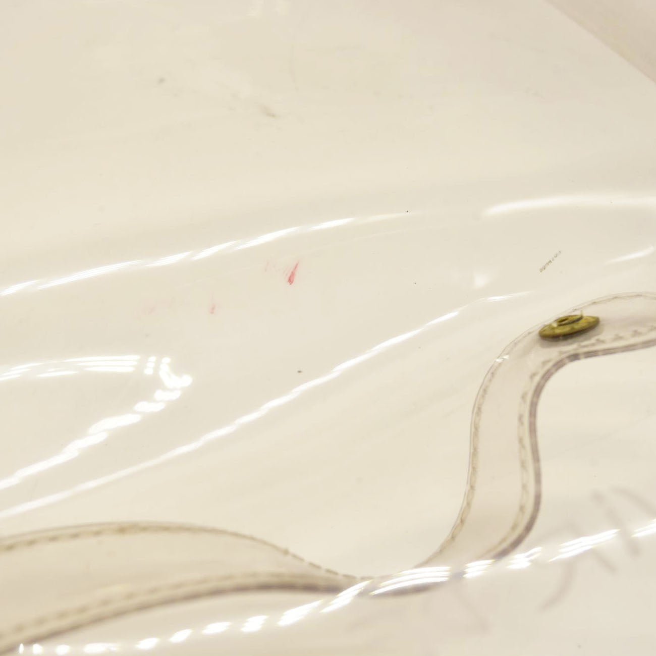 Hermes  Vinyl Souvenir De L'Exposition Kelly Transparent