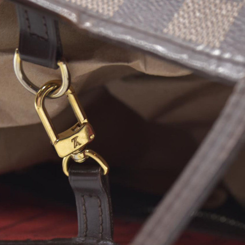 $2170 Louis Vuiton Damier Ebene Neverfull MM SD4019