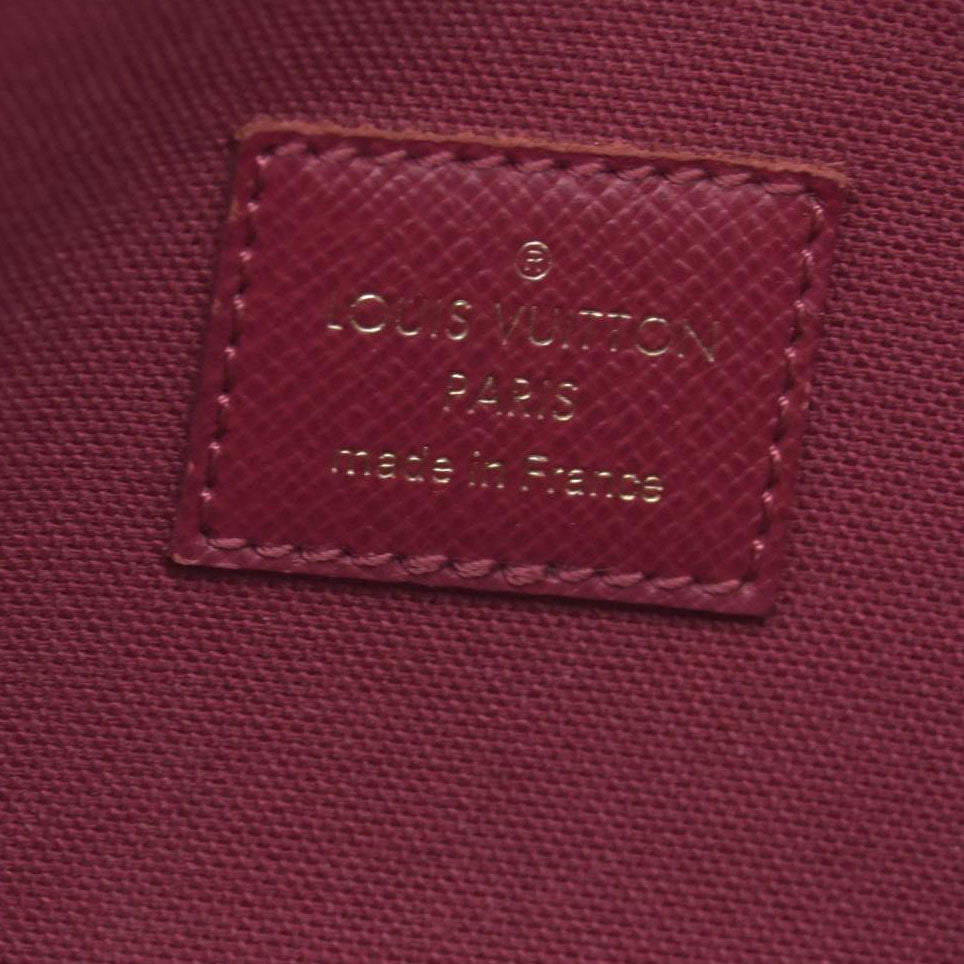 $1580 Louis Vuitton Monogram Pochette Felicie Chain Wallet Fuchsia