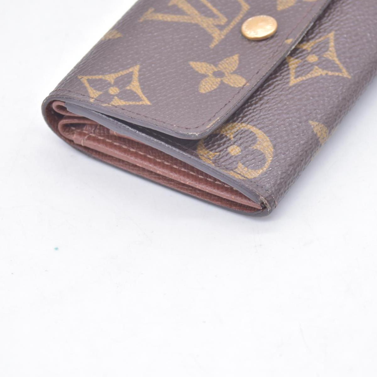 $350 LOUIS VUITTON Monogram Plat Coin Purse CONSIGNMENT 10021453