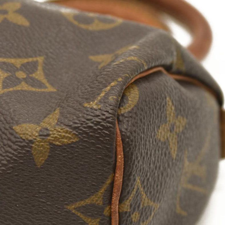 LOUIS VUITTON Monogram Mini Speedy with Strap