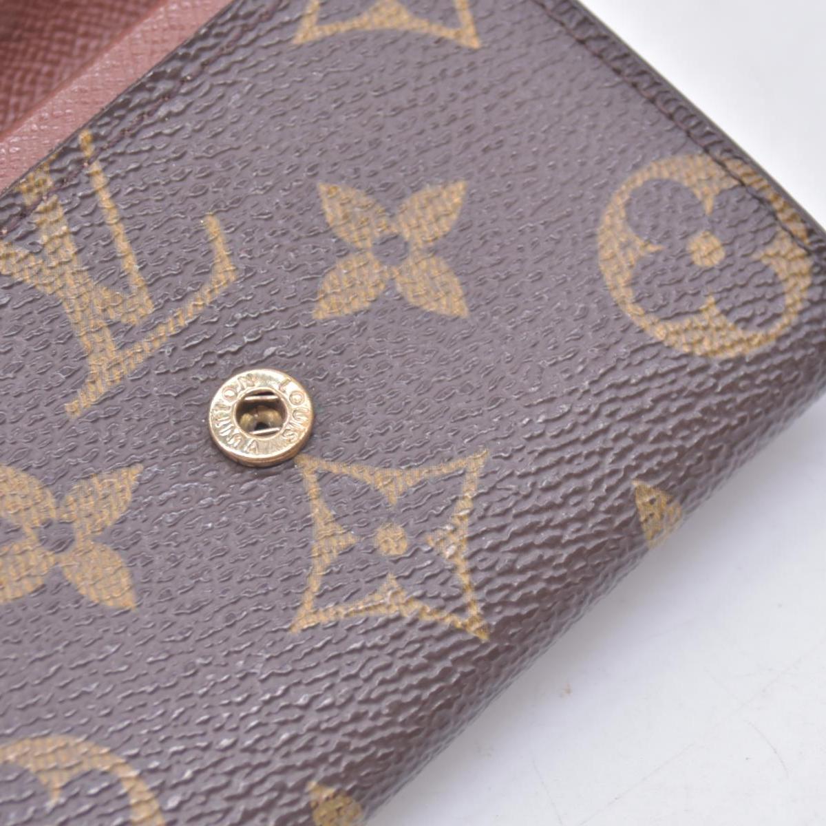 $350 LOUIS VUITTON Monogram Plat Coin Purse CONSIGNMENT 10021453