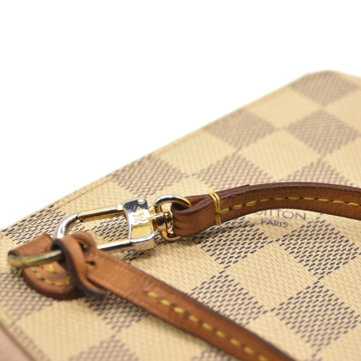 LOUIS VUITTON Damier Azur Neo Neverfull GM Rose Ballerine with pouch SD2187