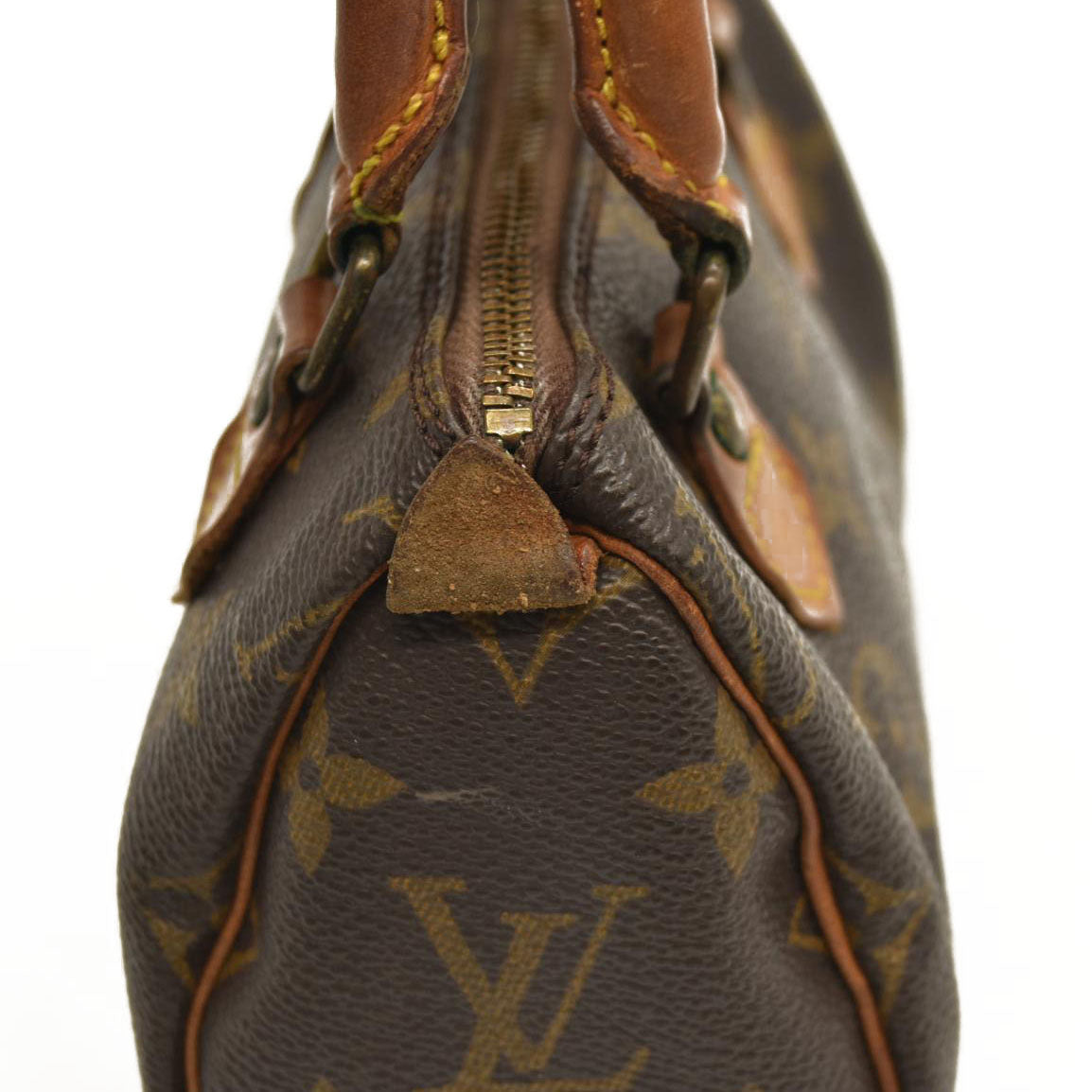 LOUIS VUITTON Monogram Mini Speedy with Strap