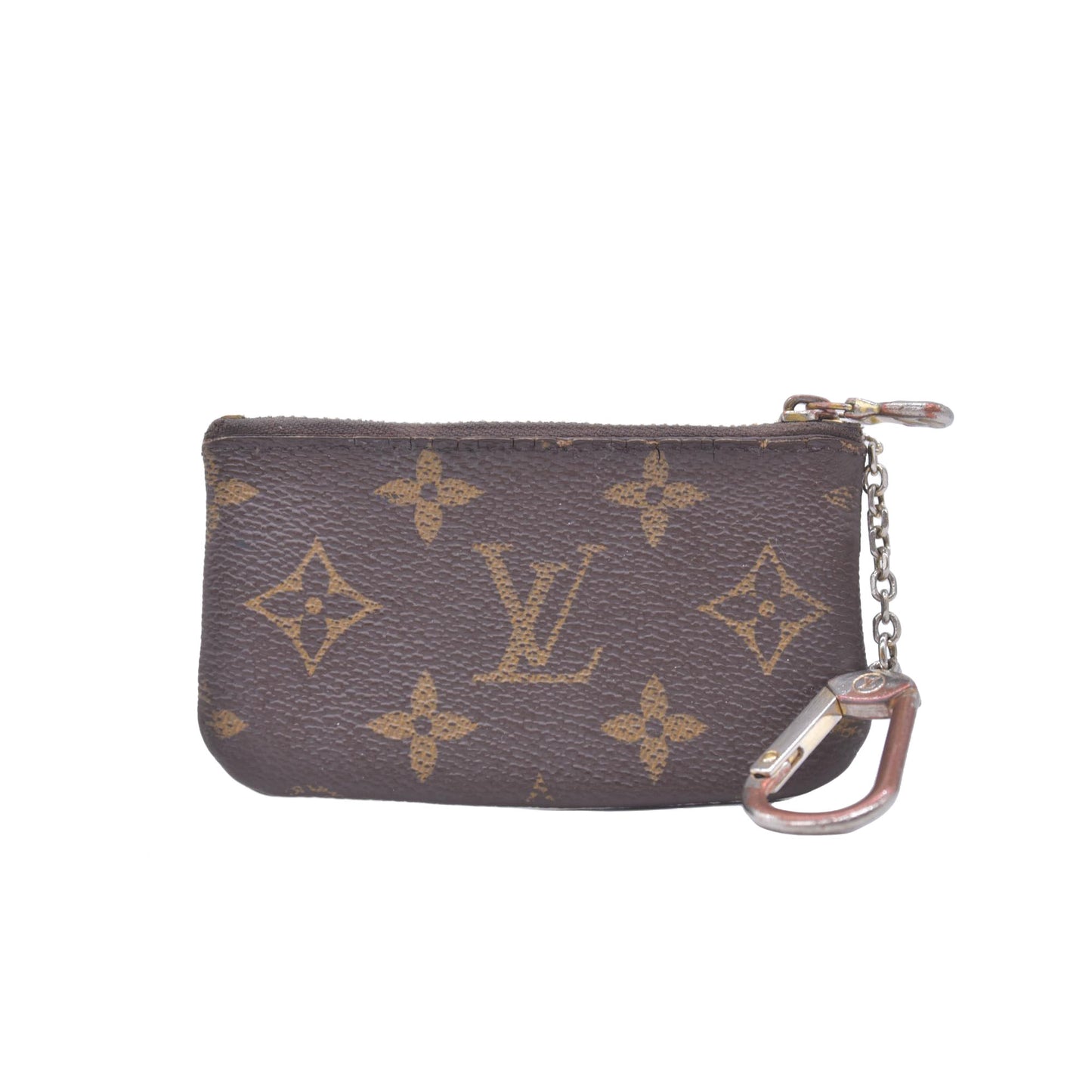 $455 1993 Louis Vuitton Monogram Key Pouch