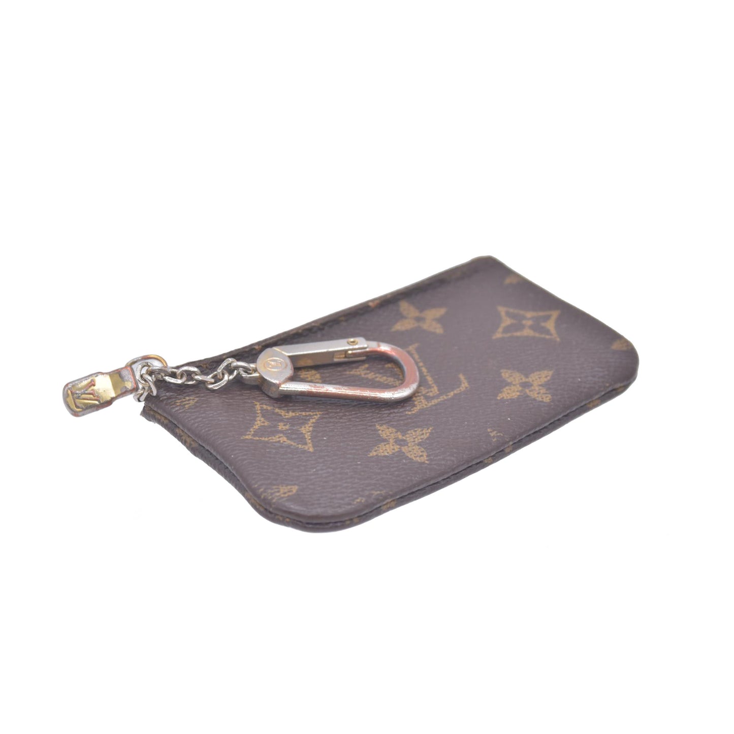 $455 1993 Louis Vuitton Monogram Key Pouch