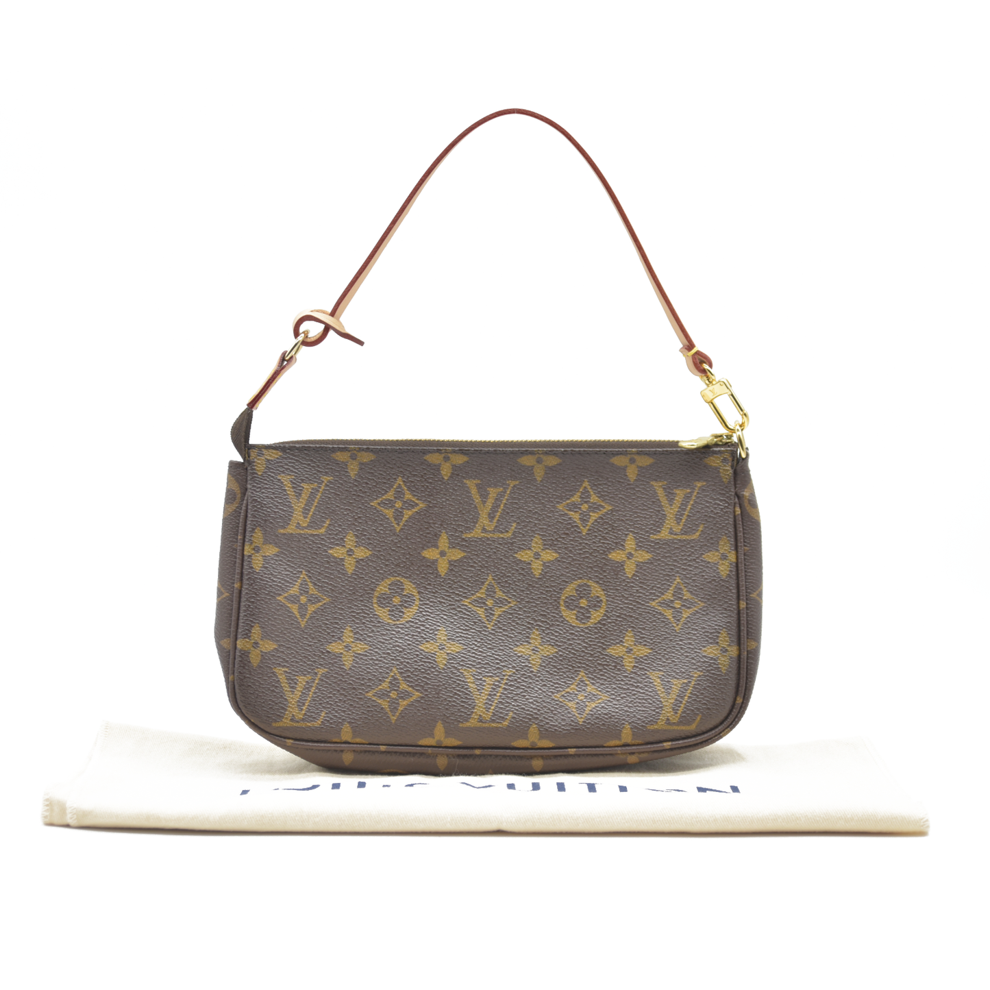Louis Vuitton LV Accessories Pouch Pochette Accessoires Brown Monogram AUCTION CONSIGNMENT
