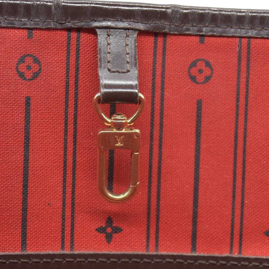 $2170 Louis Vuiton Damier Ebene Neverfull MM SD4019