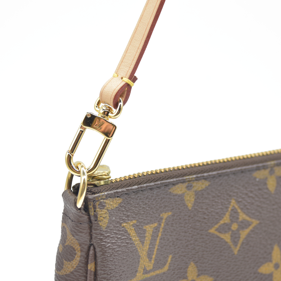 Louis Vuitton LV Accessories Pouch Pochette Accessoires Brown Monogram AUCTION CONSIGNMENT