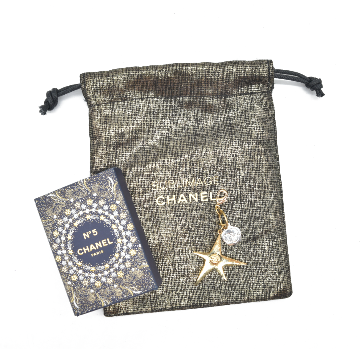 Authentic Chanel Star Camellia Beauty Boutique Gift With Purchase Charm