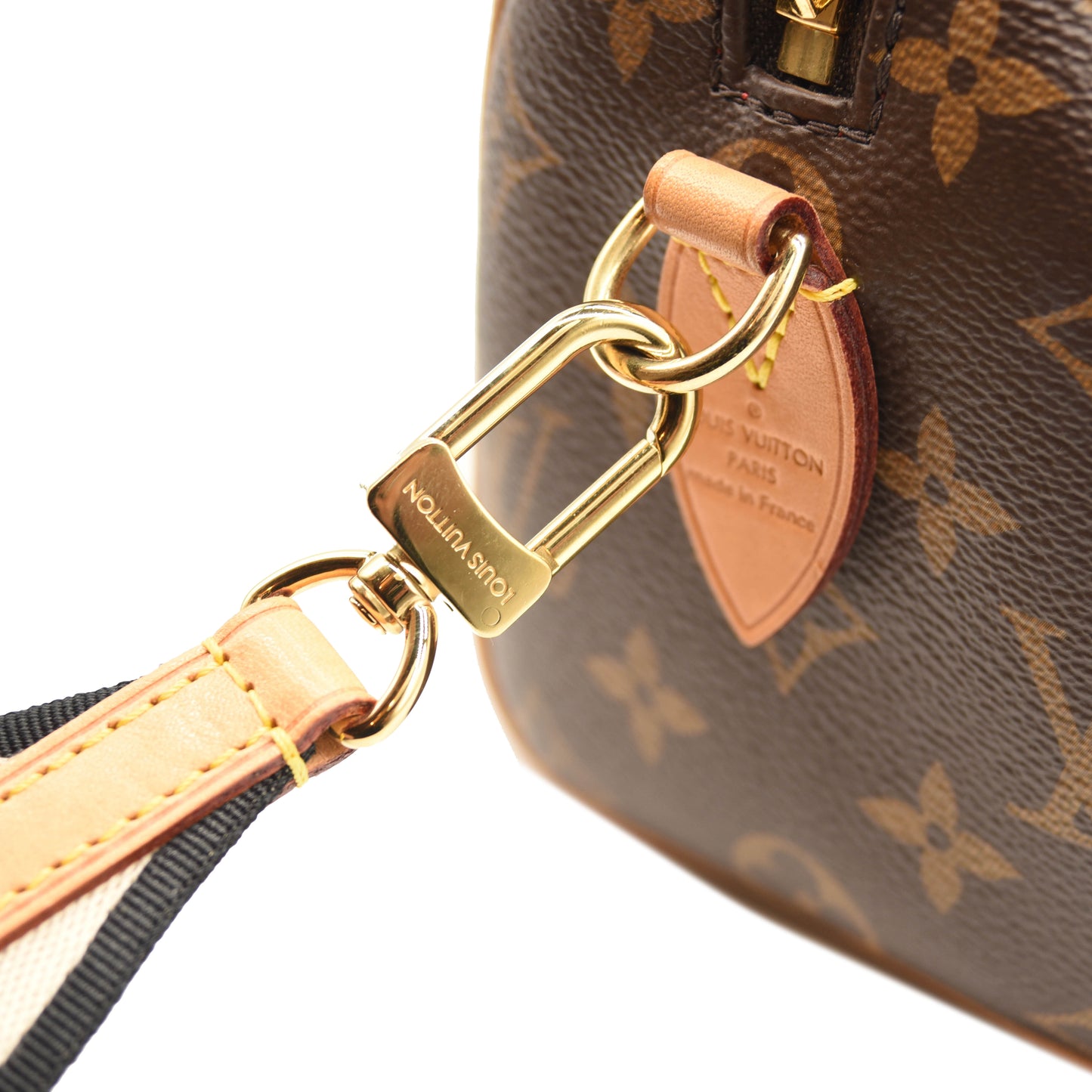 LOUIS VUITTON Monogram Speedy Bandouliere 20 Black