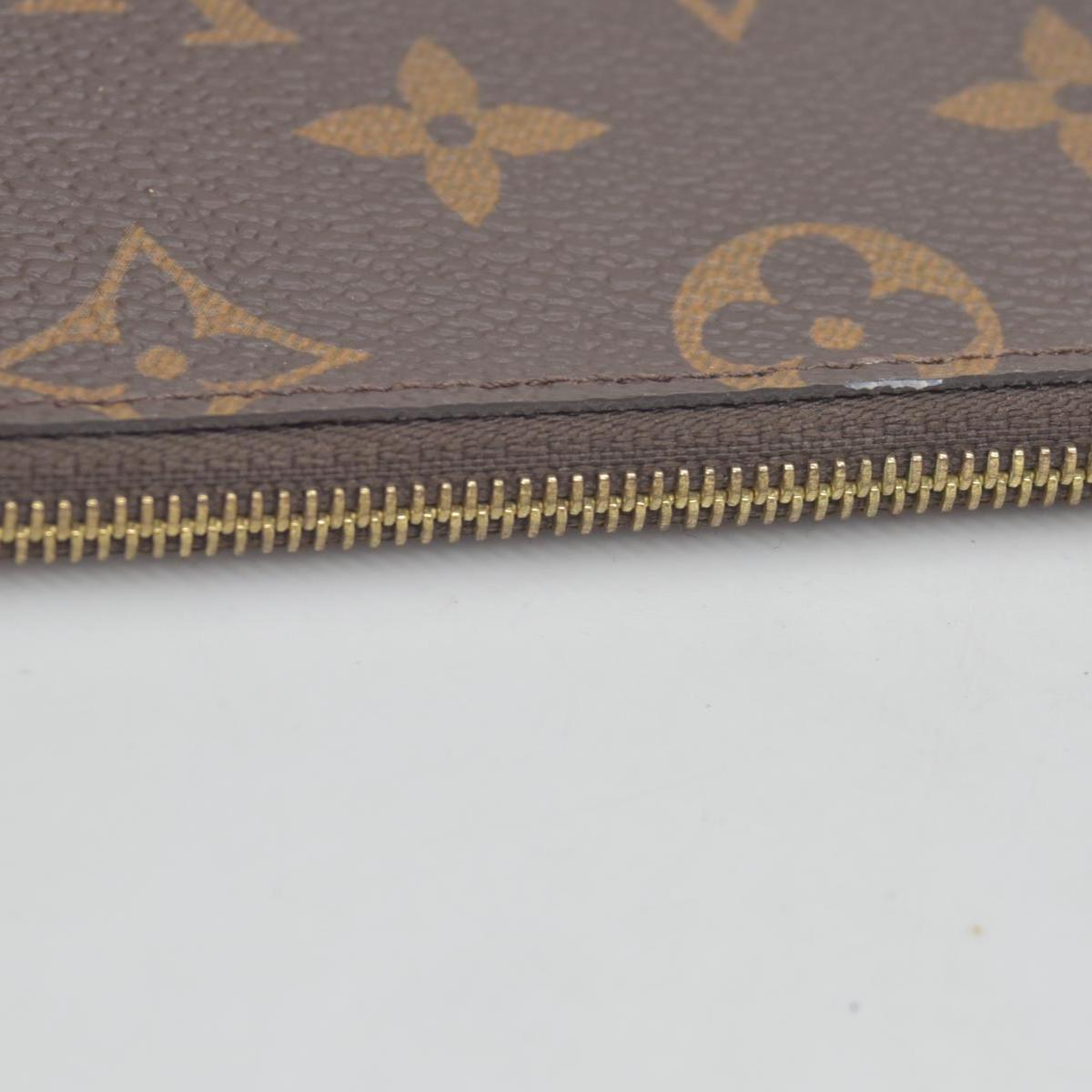 Louis Vuitton  Monogram Felicie Chain Wallet Zippered Insert Fuchsia