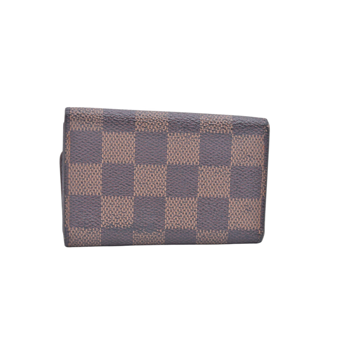 $280 2003 LOUIS VUITTON Damier Ebene 6 Key Holder CT0083 CONSIGNMENT 10021450