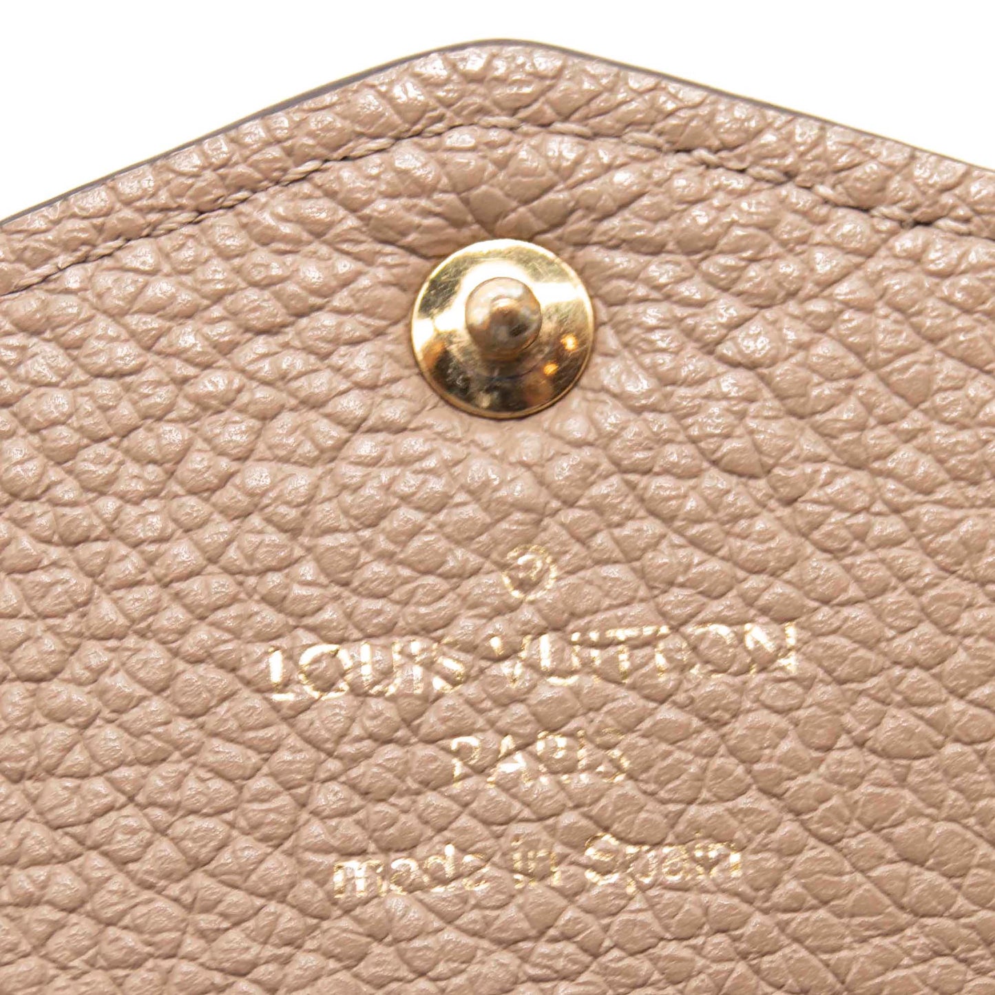 Louis Vuitton Monogram Sarah Empreinte Nm Beige Leather Wallet