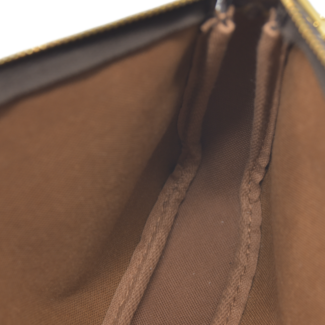 Louis Vuitton LV Accessories Pouch Pochette Accessoires Brown Monogram AUCTION CONSIGNMENT