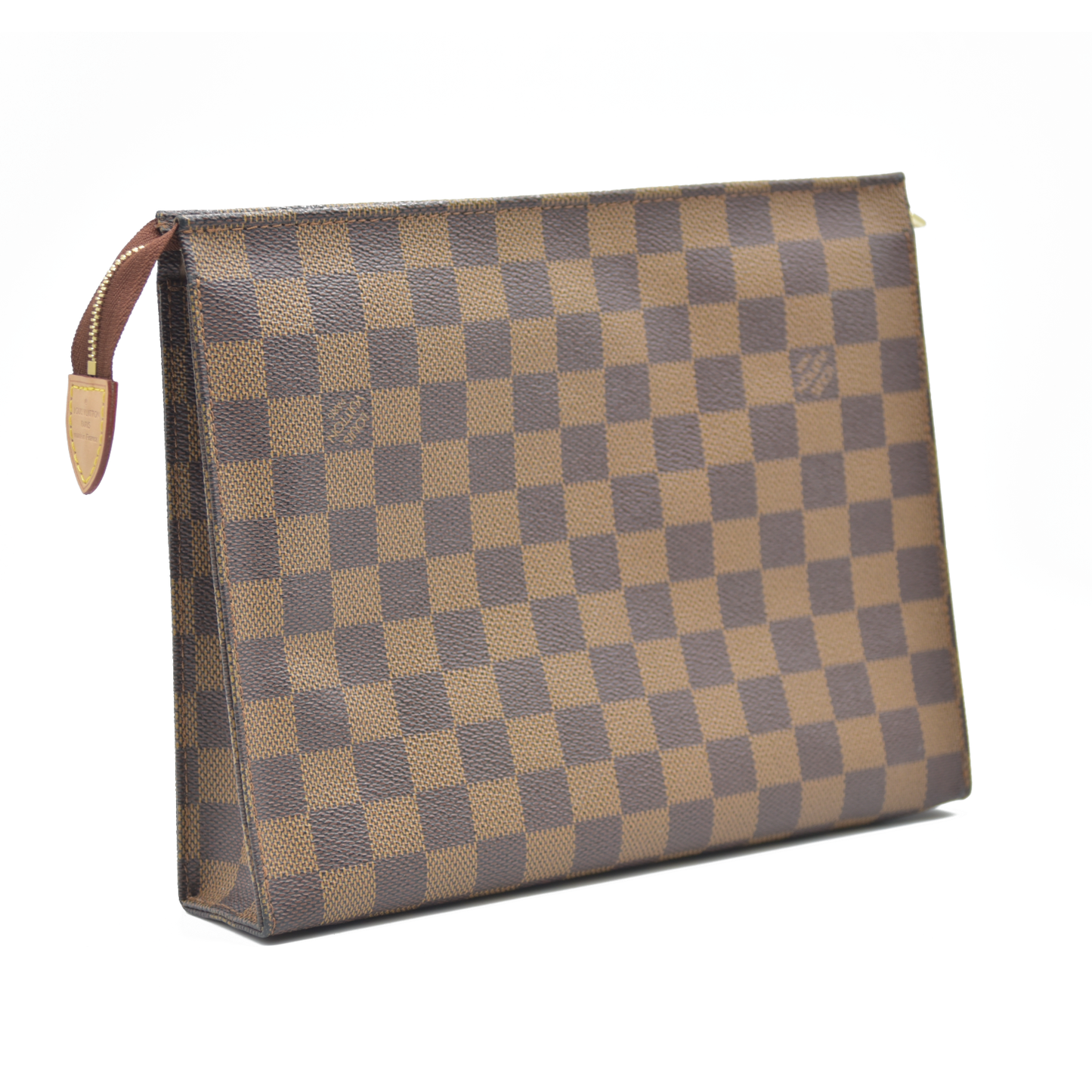 CONSIGNMENT AUCTION $1050 Louis Vuitton  Damier Ebene Toiletry Pouch 26