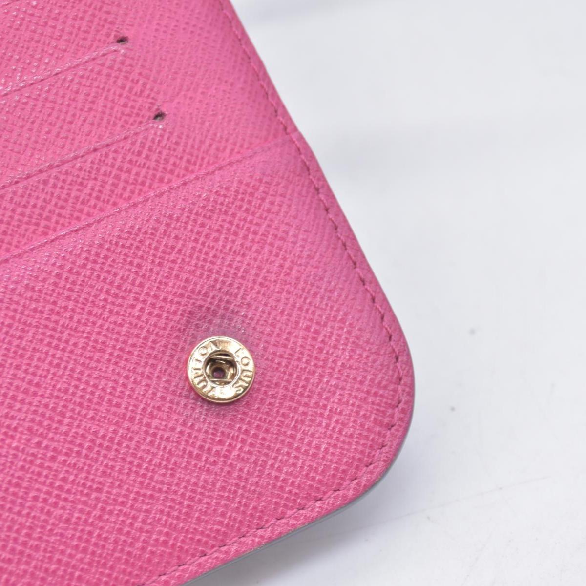 $745 LOUIS VUITTON Monogram Insolite Wallet Hot Pink CONSIGNMENT 10021447